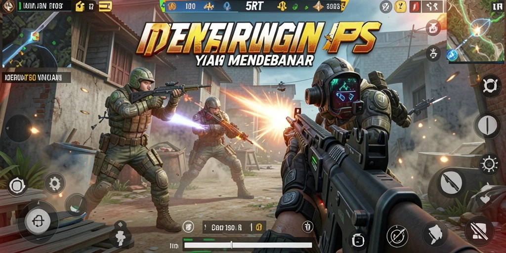 Screenshot dari gameplay 5RT dengan aksi pertarungan yang mendebarkan.