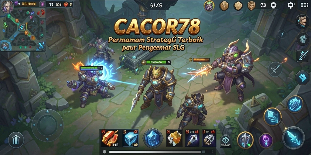 Tangkapan layar CACOR78 menunjukkan momen strategis yang intens.