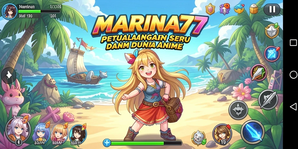 Menampilkan gameplay seru dengan karakter Anime yang menarik.