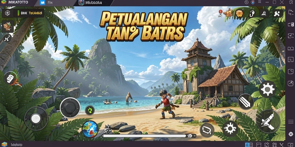 Tangkapan layar gameplay seru di dunia terbuka MIKATOTO.