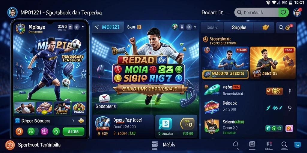 Tampilan menarik dari gameplay Sportsbook MPO1221 untuk para bettor.