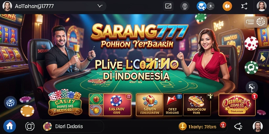 Gameplay Live Casino yang seru dan interaktif di SARANG777.